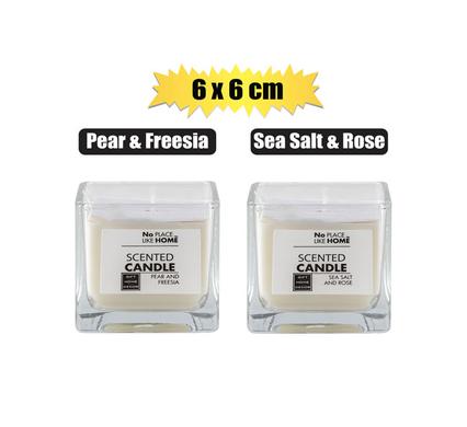 CANDLE IN GLASS SQAURE 6x6cm SCENTED product image
