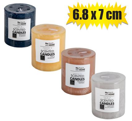 CANDLE PILLAR ROUND 6.8x7 REVIVE ASSTD product image