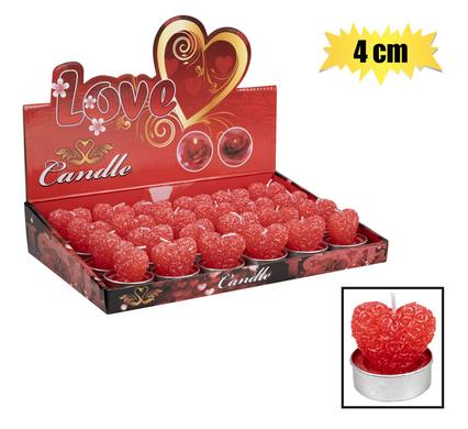 CANDLE IN TIN HEART SHAPE product image
