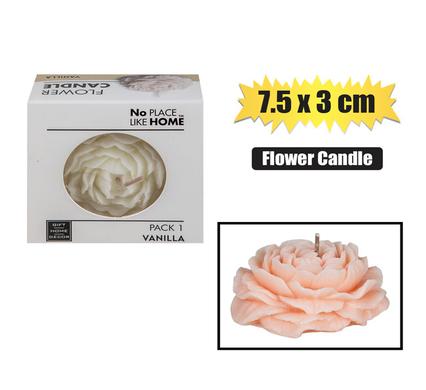 CANDLE FLOWER ASSTD 7.5x3cm product image