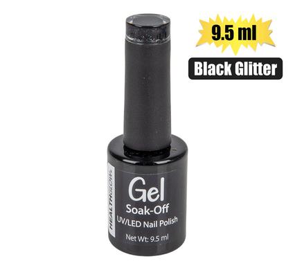GEL NAILPOLISH BLACK GLITTER 9.5ml product image