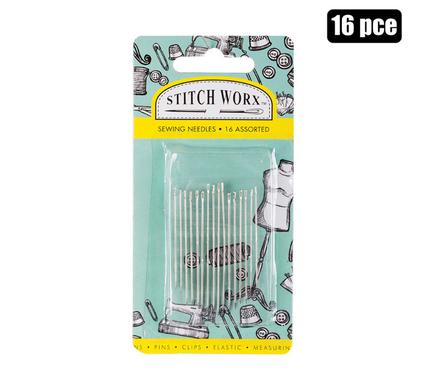 HABERDASHERY SEWING NEEDLES 16PCE ASSTD product image