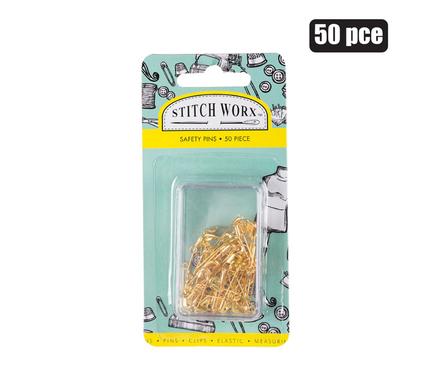 HABERDASHERY SAFETY PINS 50PC SMALL product image