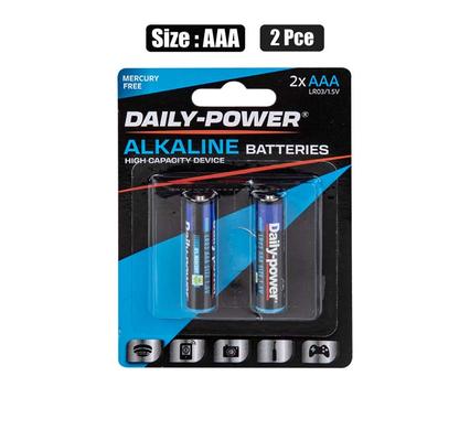 BATTERIES ALKALINE SIZE:AAA / LR03 2PCE product image