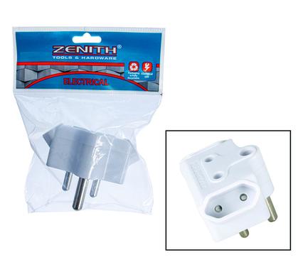 PLUG-ADAPTOR 1x16AMP+2x5AMP-2PIN  ZENITH product image