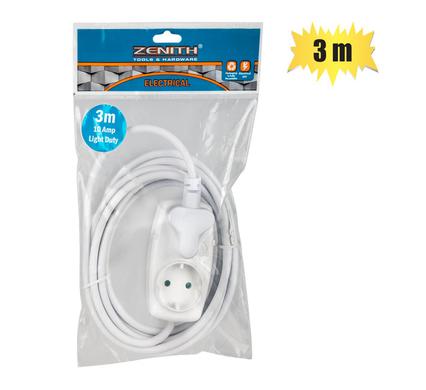 EXTENSION-CORD 3m 1x16A+1xSHUKO   ZENITH product image