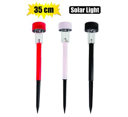SOLAR GARDEN LIGHT 35cm PLASTIC product image