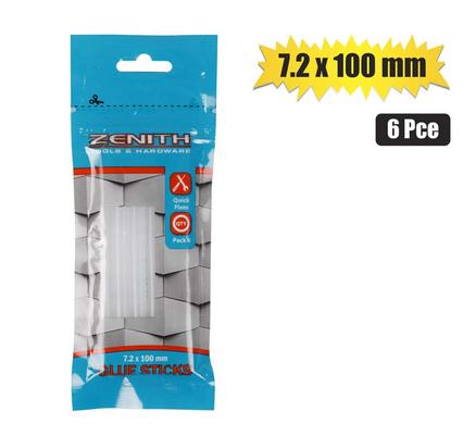 GLUE-STICKS H/MELT 7.2x100mm 6PCE ZENITH product image