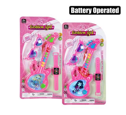 MUSICAL GUITAR B/ON SUNGLASS & WATCH SET product image