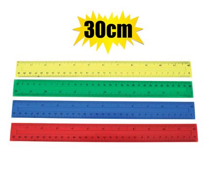 STATIONERY RULER 30cm PLASTIC product image
