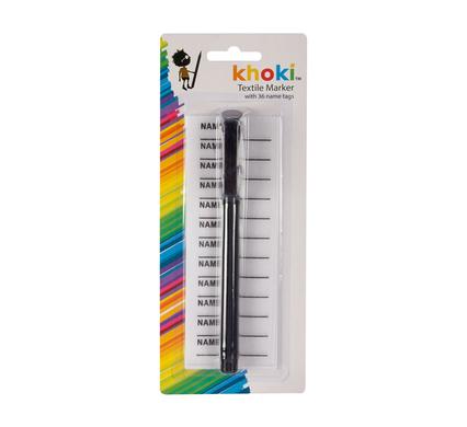 MARKER TEXTILE + IRON ON NAME TAGS BLANK product image