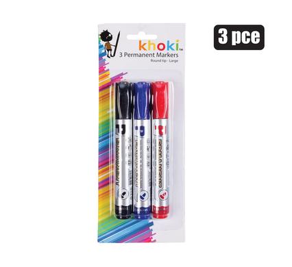MARKER PERMANENT ROUND TIP PACK-OF-3 product image