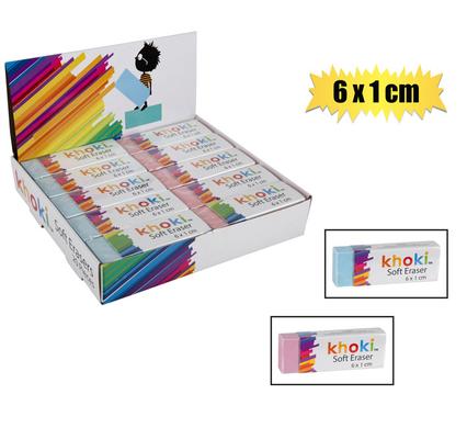 ERASER SINGLE SOFT 6CM x 1CM product image