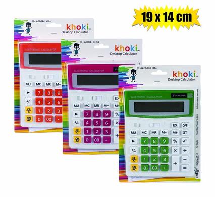 CALCULATOR ELECTRONIC LRG 12 DIG 19x14cm product image