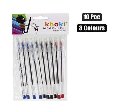PEN STICKBALL 10PCE ASSTD INK product image