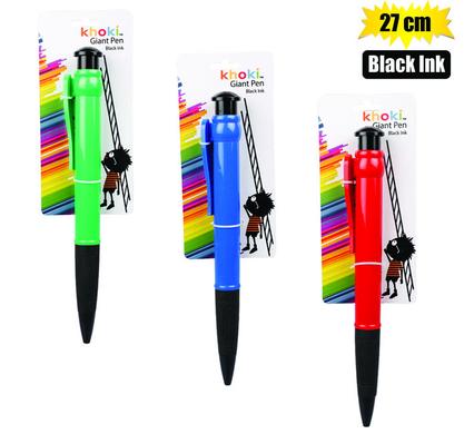 PEN NOVELTY GIANT 27CM ASST COLOUR BODY product image