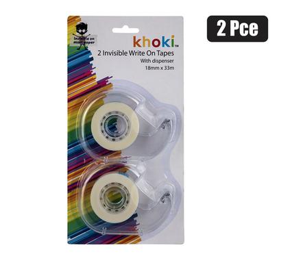 TAPE ADHESIVE INVISIBLE 2PK product image