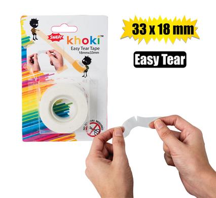 TAPE ADHESIVE EASY TEAR CLEAR 33x18mm product image