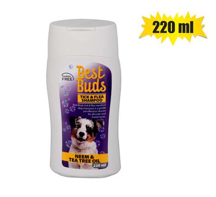 BEST BUDS TICK & FLEA SHAMPOO 220ml product image