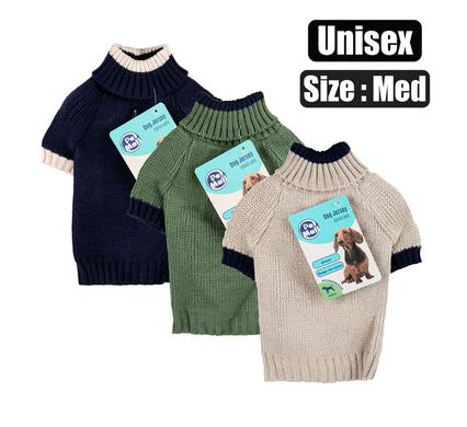 PET DOG SHIRT ACRYLIC KNIT UNISEX MED product image