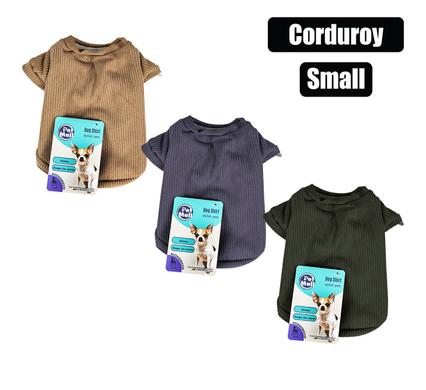 PET DOG SHIRT CORDUROY - SMALL product image