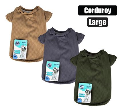 PET DOG SHIRT CORDUROY - LARGE product image