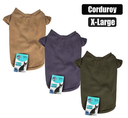 PET DOG SHIRT CORDUROY - X LARGE product image