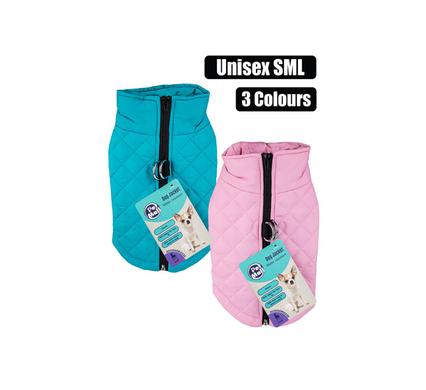 PET DOG JACKET WITH ZIP UNISEX-SMALL product image