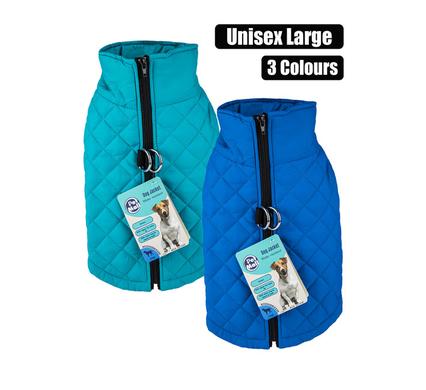 PET DOG JACKET WITH ZIP UNISEX-LARGE product image