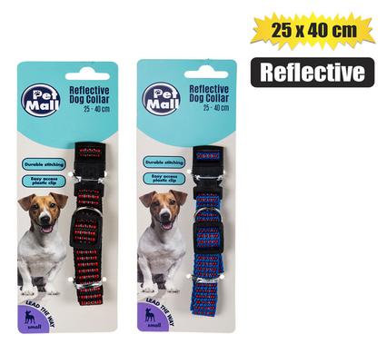 PET DOG-COLLAR REFLECTIVE 25-40cm product image