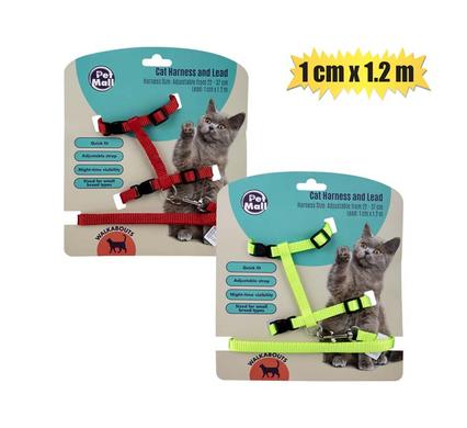 PET CAT HARNESS + LEAD 1.0cmx1.2m product image