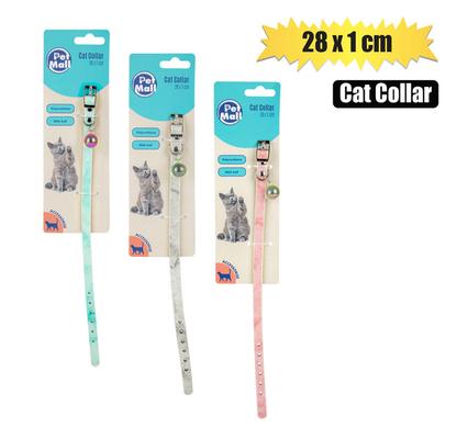PET CAT COLLAR WITH BALL 28x1cm ASSTD product image
