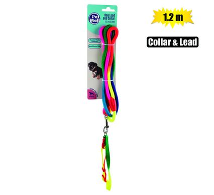 PET DOG-COLLAR+LEAD ROPE SET 1.2mx6mm product image