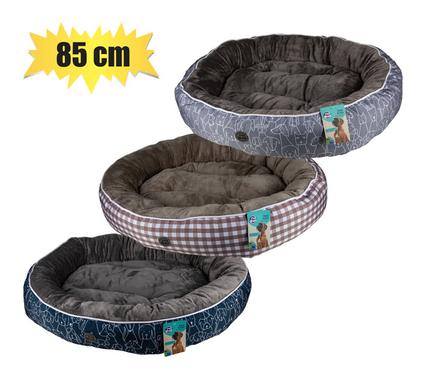 PET BED ROUND 85cm ASSORTED DESIGNS product image