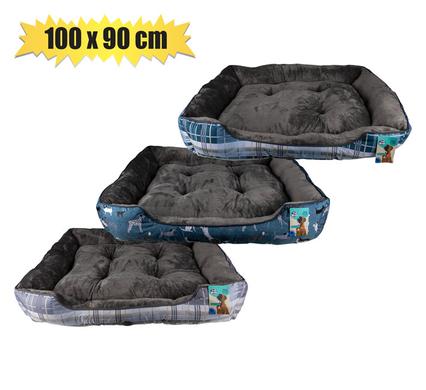 PET BED RECTANGLE 100x90cm ASSTD DESIGNS product image