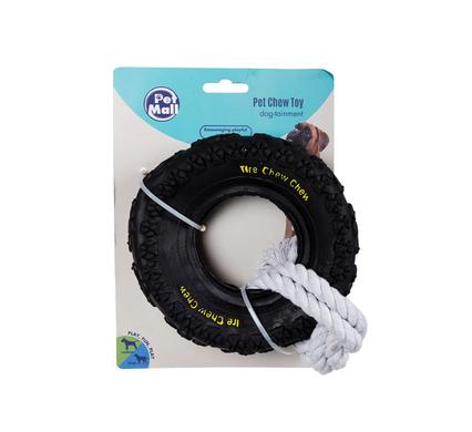 PET DOG-CHEW TYRE LARGE W/ROPE product image