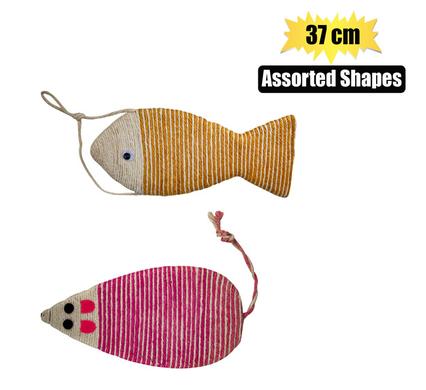 PET CAT SCRATCH TOY ASSORTED SHAPES 37cm product image