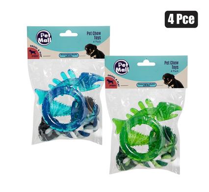 PET TOY PUPPY CHEWS ASSTD PK-4 product image