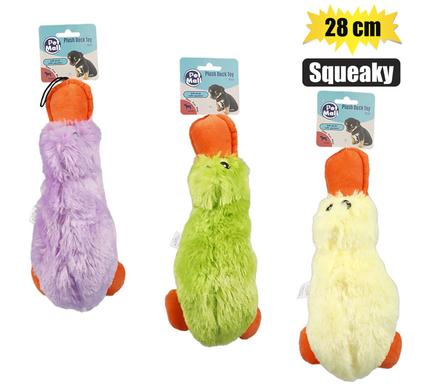 PET PUPPY TOY DUCK WITH SQEAKER ASS 28cm product image