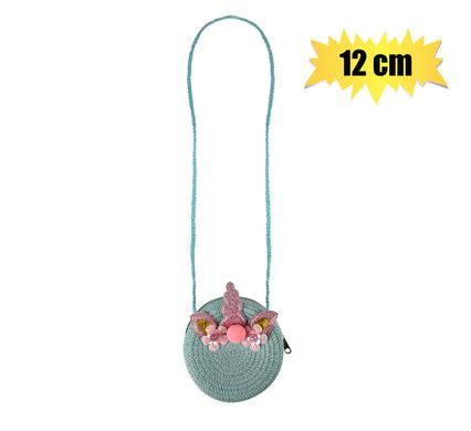 HANDBAG UNICORN STRAW 12cm product image