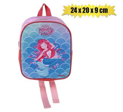 BACKPACK MERMAID 24x20x9cm PVC ASSTD product image