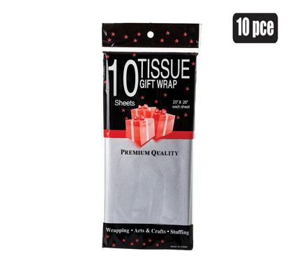 PAPER TISSUE 50x66cm 10xSHTS SILVER product image