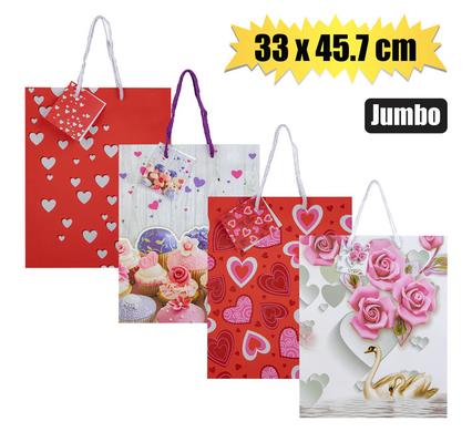 GIFT-BAG PAPER JMB 33x45.7cm LOVE product image
