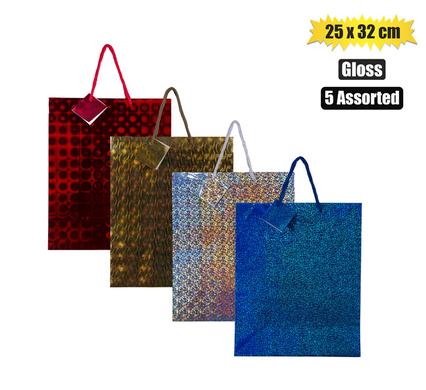 GIFT-BAG HOLOGRAM LRG 25x32cm GLOSS product image
