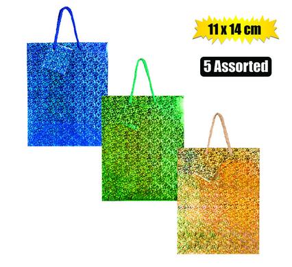 GIFT-BAG HOLOGRAM SML 11x14cm GLOSS product image