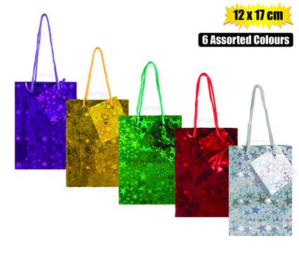 GIFT-BAG METALLIC PPR SML 12x17cm MATT product image