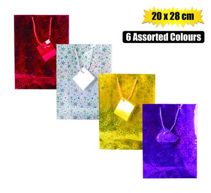 GIFT-BAG METALLIC PPR MED 20x28cm MATT product image