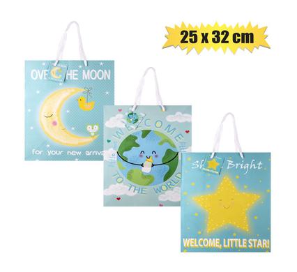 GIFT-BAG PAPER LRG 25x32cm EVERY/BABY product image