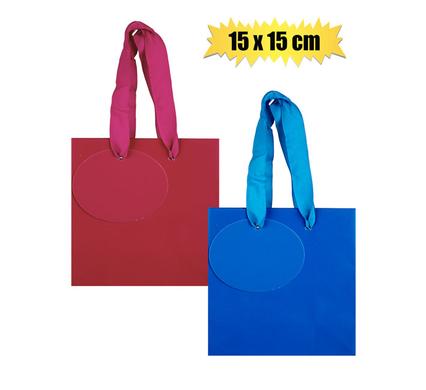 GIFT-BAG SOLID COLOR SQUARE 15x15cm product image