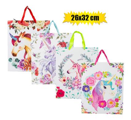 GIFT-BAG PPR LRG UNICORN 26x32cm product image